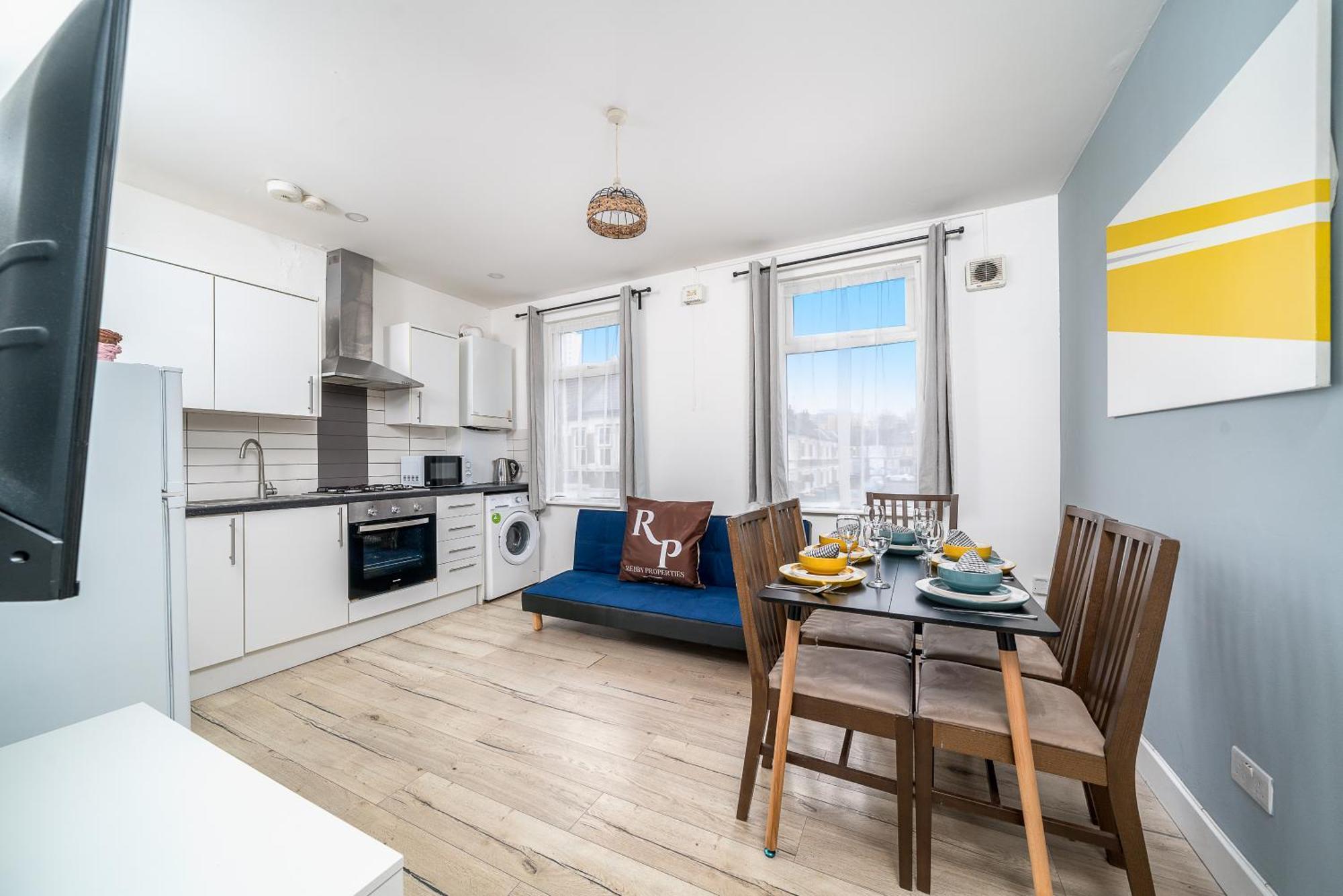 Modern 2 Bed East London Home By Rebby Properties Sleeps 5 Near Canning Town Station 외부 사진